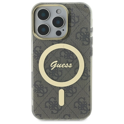 Guess IML 4G MagSafe case for iPhone 16 Pro - brown_1