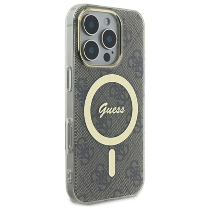 Guess IML 4G MagSafe case for iPhone 16 Pro - brown_2