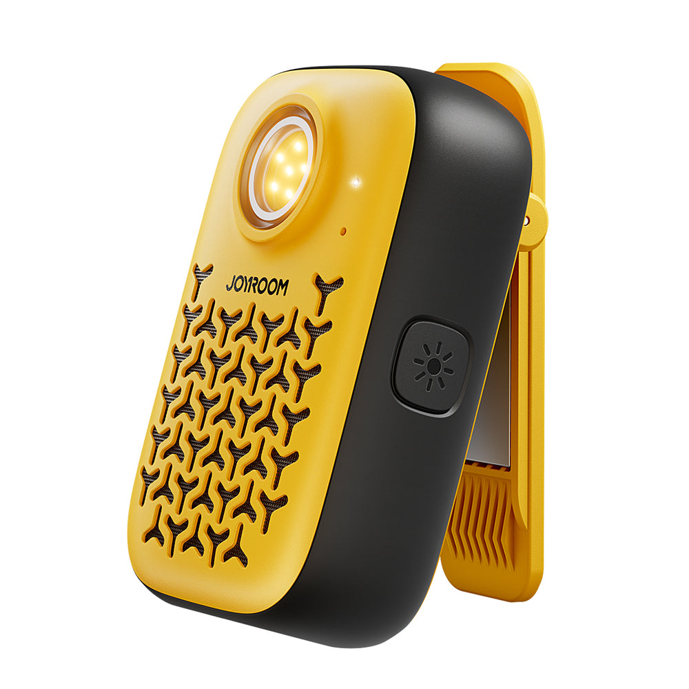 Joyroom Maya JR-MS03 portable Bluetooth speaker with built-in flashlight, resistant - yellow_0