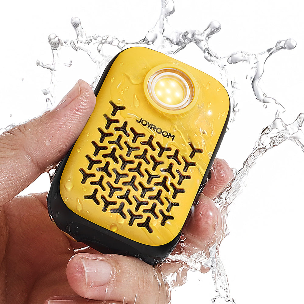 Joyroom Maya JR-MS03 portable Bluetooth speaker with built-in flashlight, resistant - yellow_5