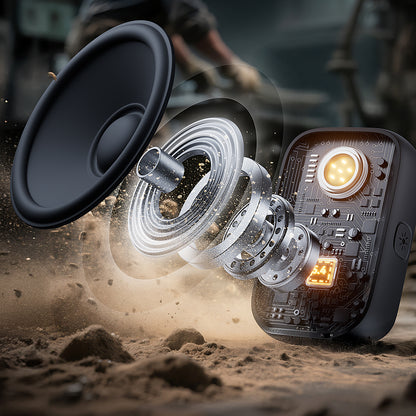 Joyroom Maya JR-MS03 portable Bluetooth speaker with built-in flashlight, resistant - yellow_8