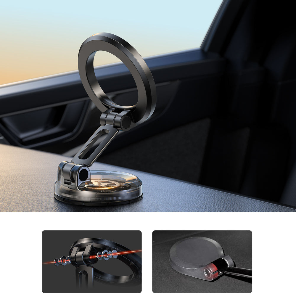 Joyroom JR-ZS505 Magnetic Dashboard Mount Compatible with MagSafe - Black_3