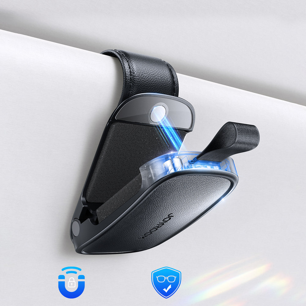 Joyroom JR-ZS511 Sun Visor Holder with Magnetic Clip - Black_2