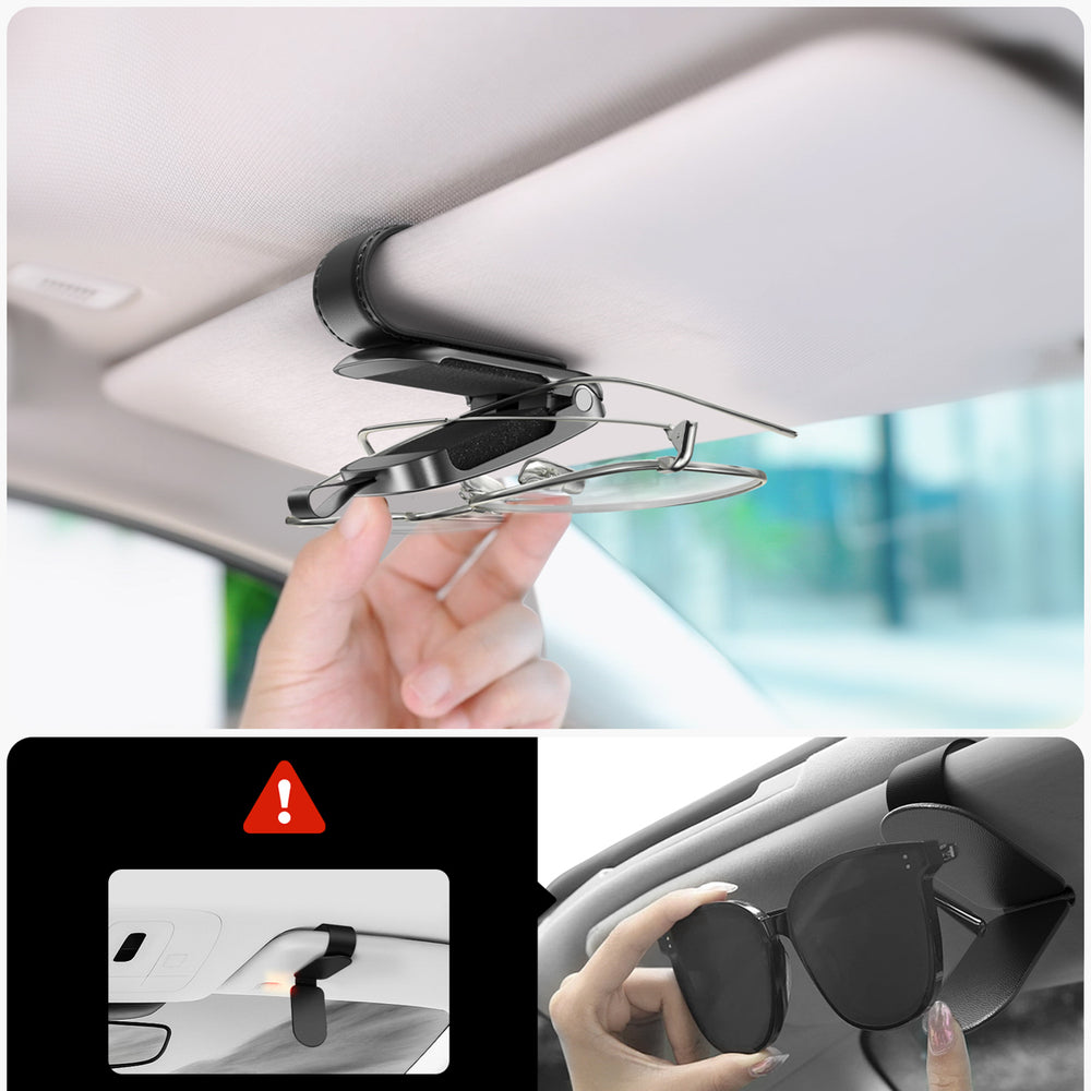 Joyroom JR-ZS511 Sun Visor Holder with Magnetic Clip - Black_3