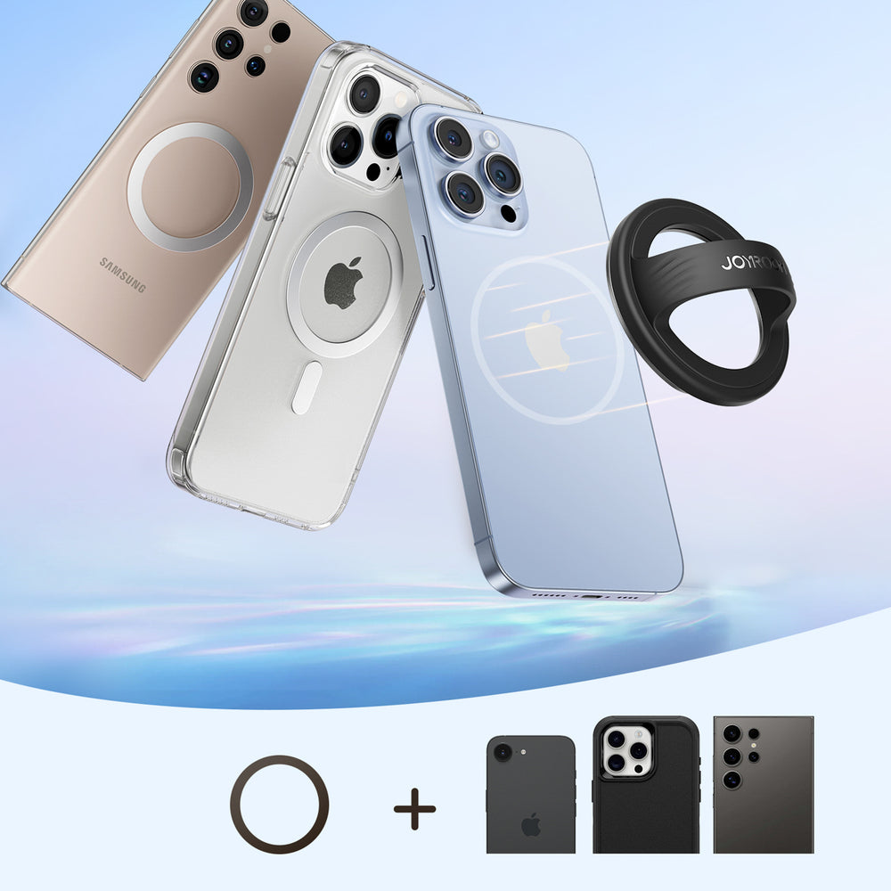 Joyroom JR-ZS500 Magnetic Ring Compatible with MagSafe Holder - Black_3