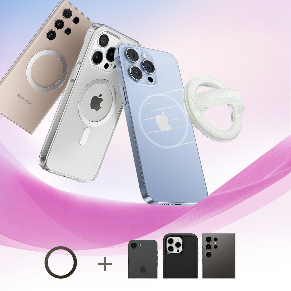 Joyroom JR-ZS500 Magnetic Ring Compatible with MagSafe Holder - White_5