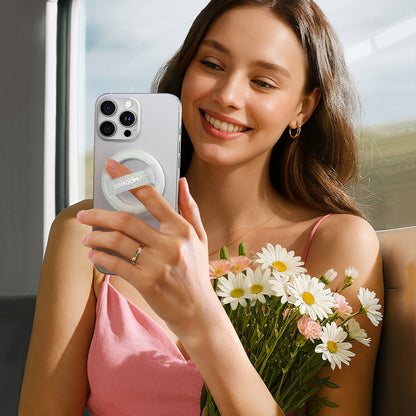 Joyroom JR-ZS500 Magnetic Ring Compatible with MagSafe Holder - White_6