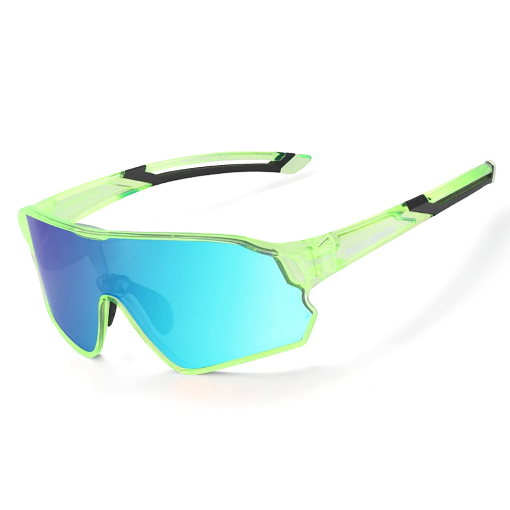 Rockbros 14110009006 Polarized Cycling Glasses for Kids 8-14 Years Old - Light Green - OUTLET_0