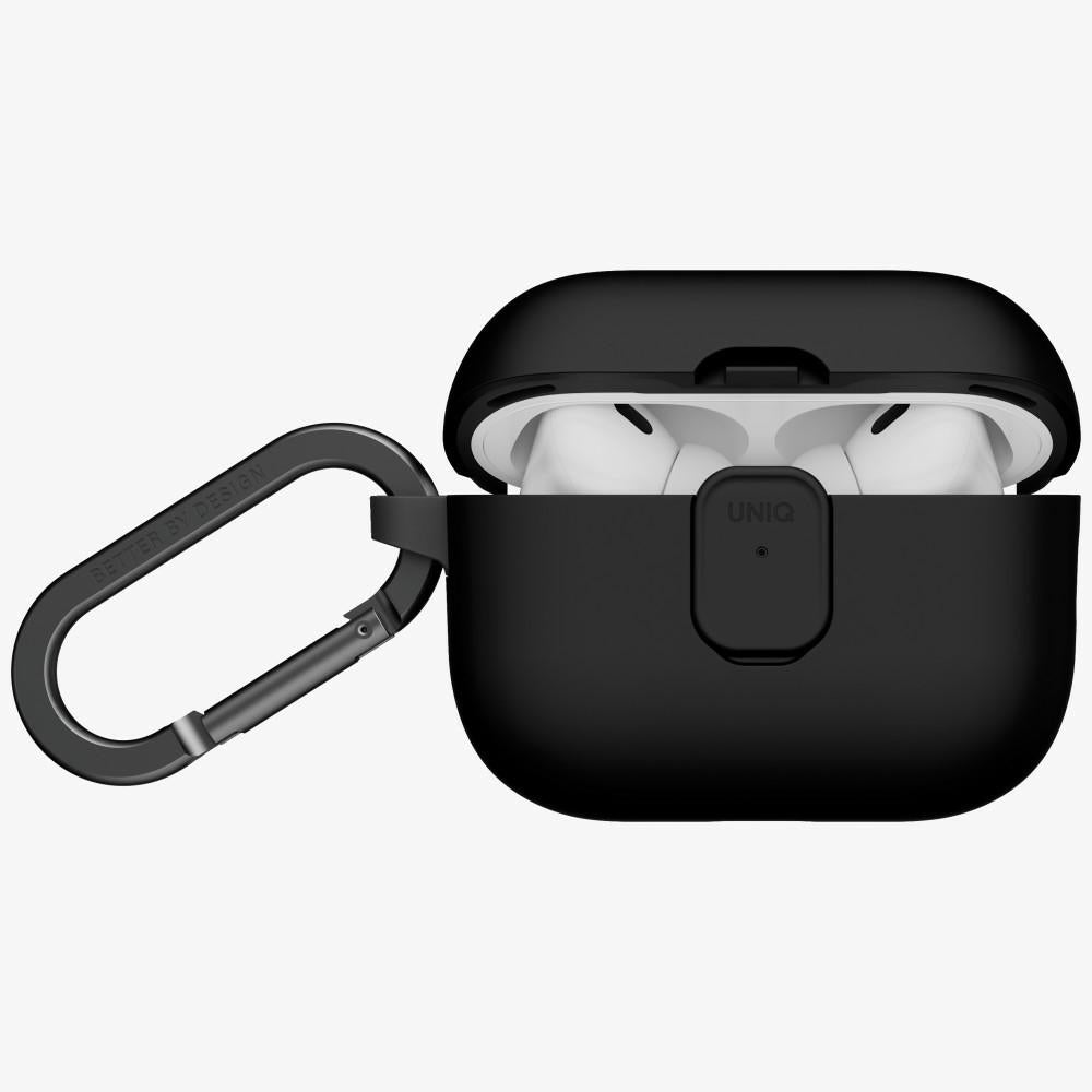 Uniq Clyde Case for AirPods Pro 3 - Black and Gray_4