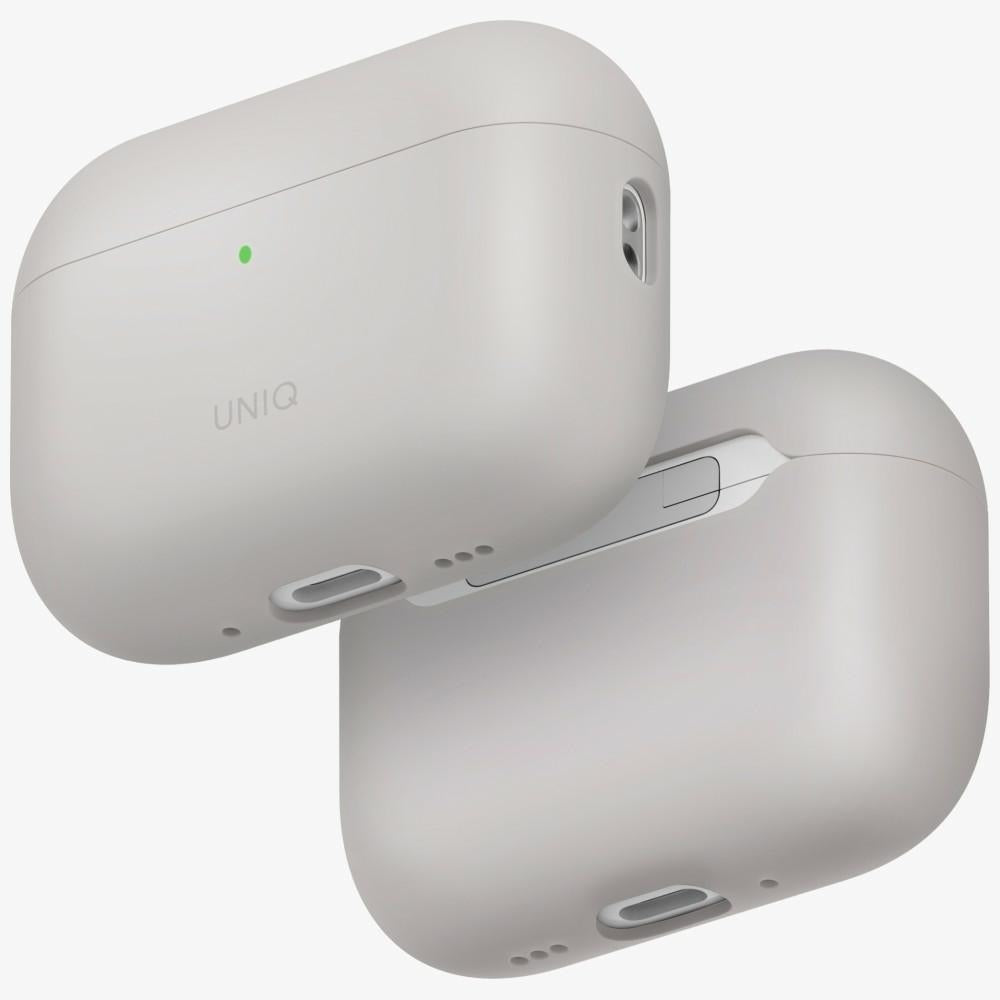 Uniq Lino Silicone Case for AirPods Pro - Beige_0