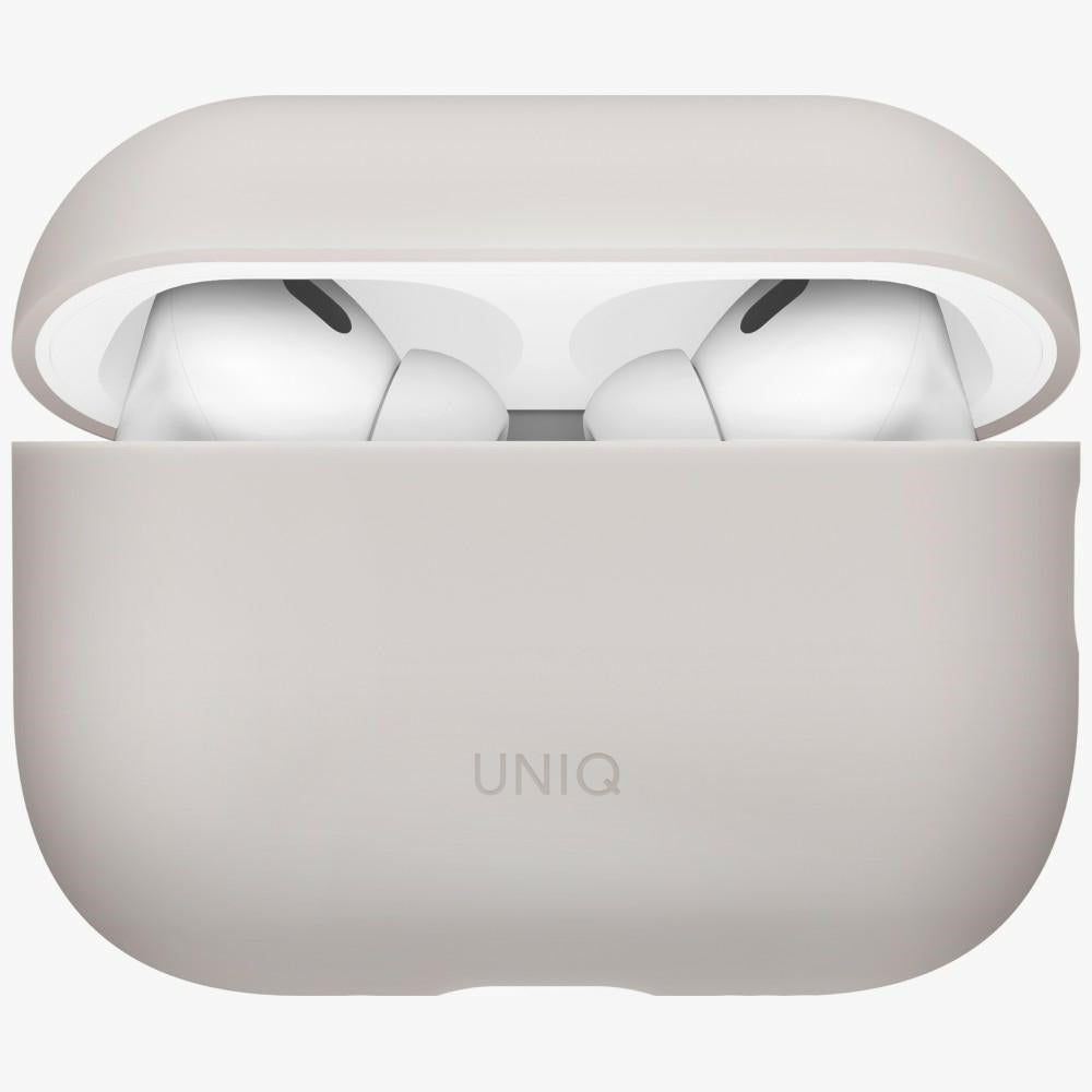 Uniq Lino Silicone Case for AirPods Pro - Beige_2