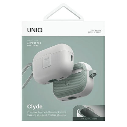Uniq Clyde Lock Case AirPods Pro 2 - White and Green_6