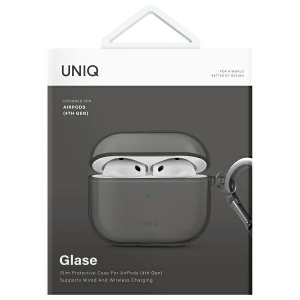 Uniq Glase AirPods 4 Case - Semi-Transparent_1