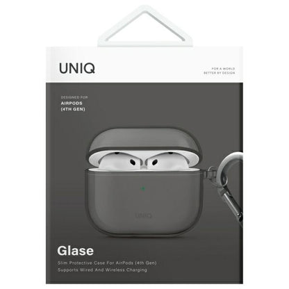 Uniq Glase AirPods 4 Case - Semi-Transparent_1
