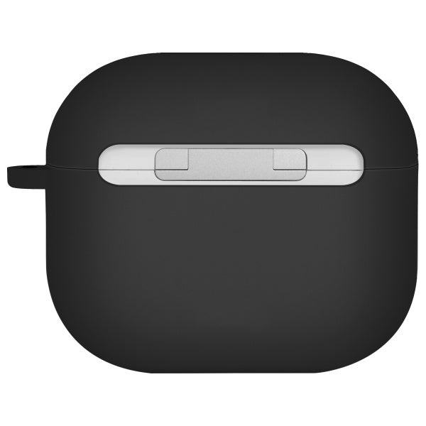 Uniq Nexo AirPods 4 + Ear Hooks Silicone case - black_1