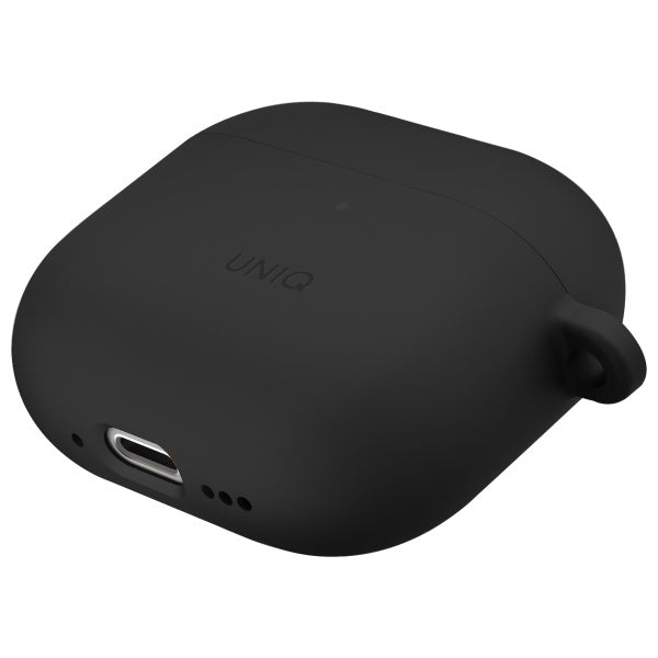 Uniq Nexo AirPods 4 + Ear Hooks Silicone case - black_3