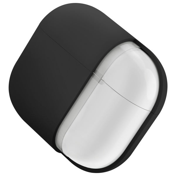 Uniq Nexo AirPods 4 + Ear Hooks Silicone case - black_4