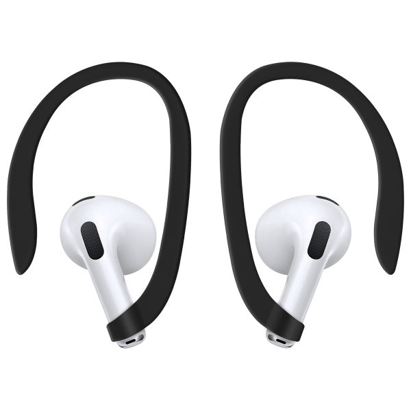 Uniq Nexo AirPods 4 + Ear Hooks Silicone case - black_5