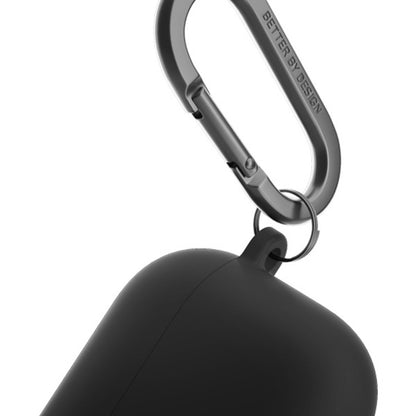 Uniq Nexo AirPods 4 + Ear Hooks Silicone case - black_6