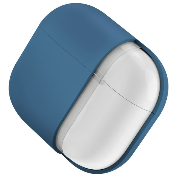 Uniq Nexo AirPods 4 + Ear Hooks Silicone case - blue_4