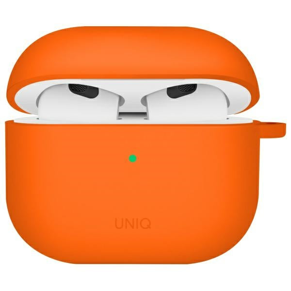 Uniq Nexo AirPods 4 + Ear Hooks Silicone case - orange_0