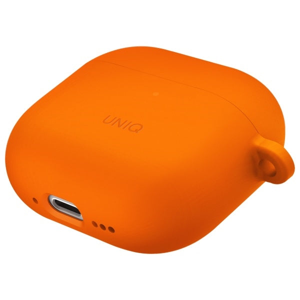 Uniq Nexo AirPods 4 + Ear Hooks Silicone case - orange_3