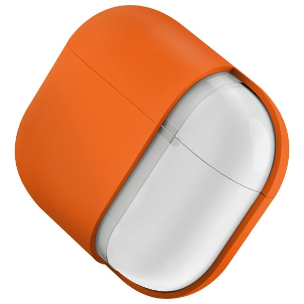 Uniq Nexo AirPods 4 + Ear Hooks Silicone case - orange_4
