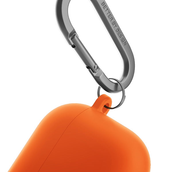 Uniq Nexo AirPods 4 + Ear Hooks Silicone case - orange_5