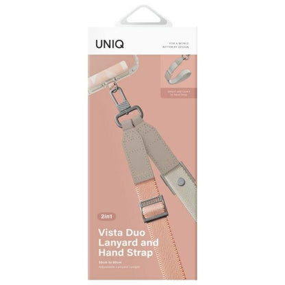 Uniq Vista 2-in-1 phone lanyard - peach and beige_3