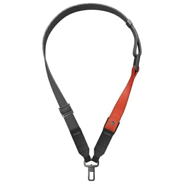 Uniq Vista 2-in-1 phone lanyard - black and orange_0