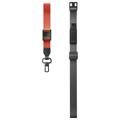 Uniq Vista 2-in-1 phone lanyard - black and orange_1