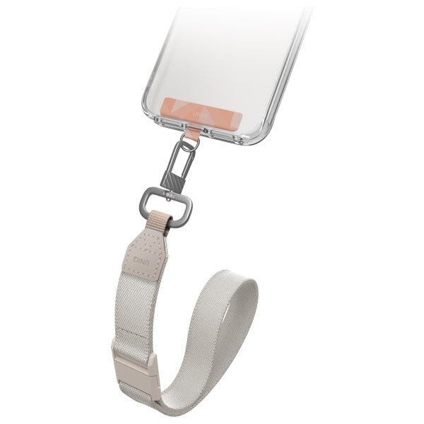 Uniq Vista 2-in-1 phone lanyard - orange and beige_2