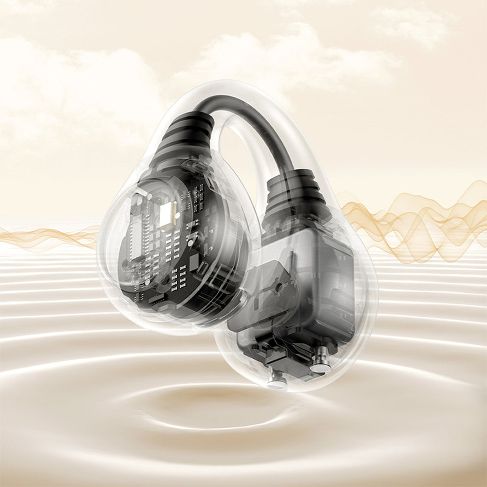 Baseus Bass 15 Clip OWS Wireless Headphones with Baseus Simple USB-C 3A 30cm Cable - Black_9