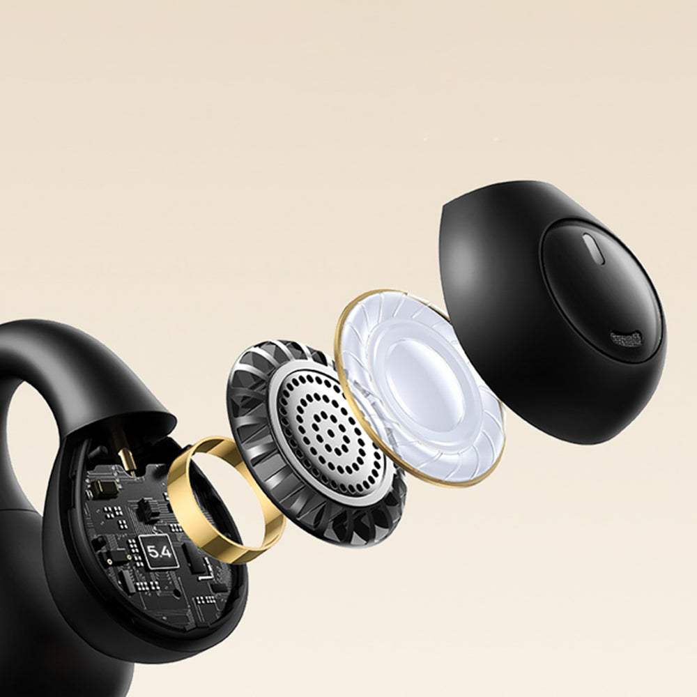 Baseus Bass 15 Clip OWS Wireless Headphones with Baseus Simple USB-C 3A 30cm Cable - Black_13