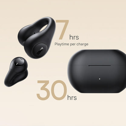 Baseus Bass 15 Clip OWS Wireless Headphones with Baseus Simple USB-C 3A 30cm Cable - Black_15