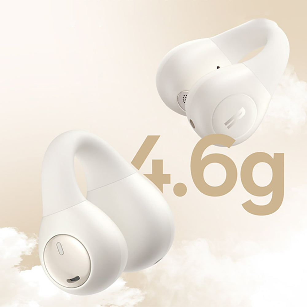 Baseus Bass 15 Clip OWS Wireless Headphones with Baseus Simple USB-C 3A 30cm Cable - White_12