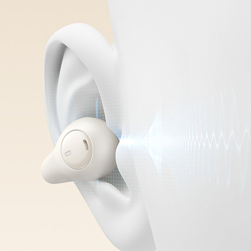 Baseus Bass 15 Clip OWS Wireless Headphones with Baseus Simple USB-C 3A 30cm Cable - White_14