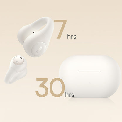 Baseus Bass 15 Clip OWS Wireless Headphones with Baseus Simple USB-C 3A 30cm Cable - White_15