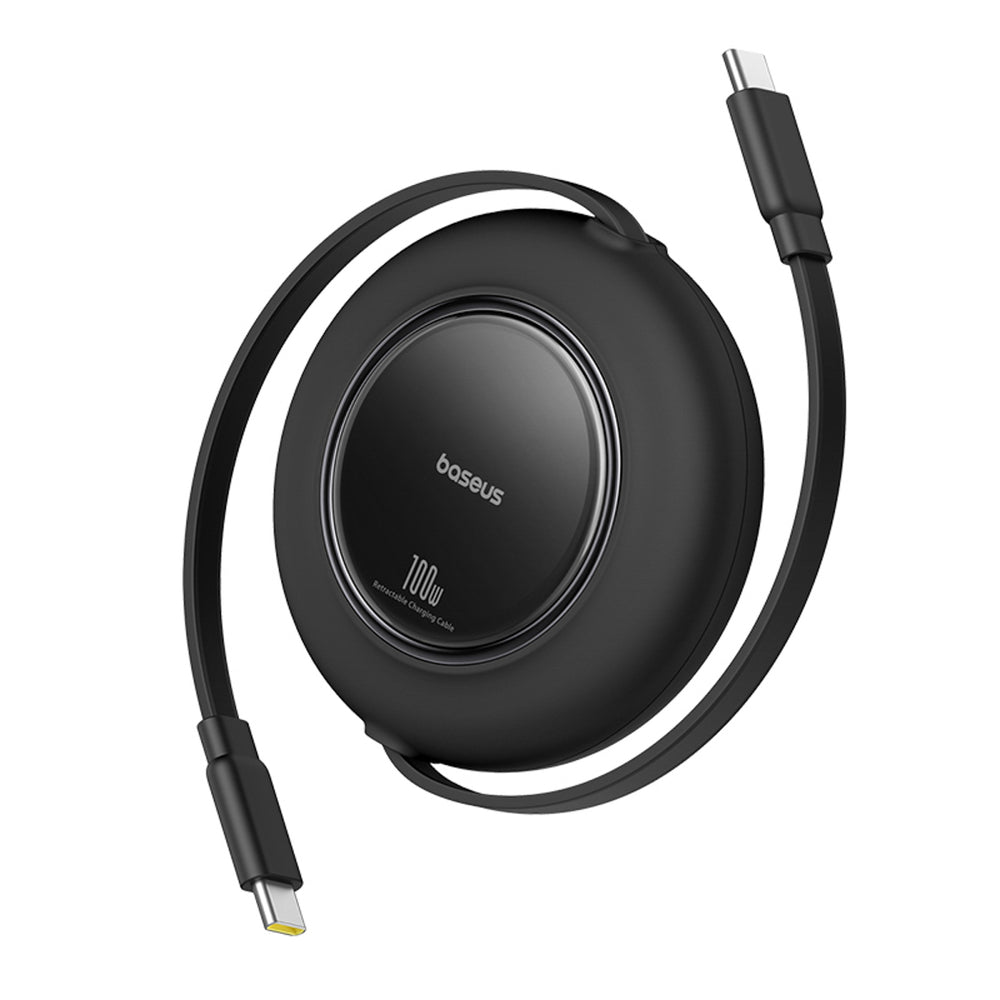 Baseus Free2Pull Mini 100W Retractable USB-C Cable - USB-C 2m - Black_1