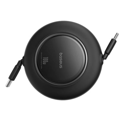 Baseus Free2Pull Mini 100W Retractable USB-C Cable - USB-C 2m - Black_2