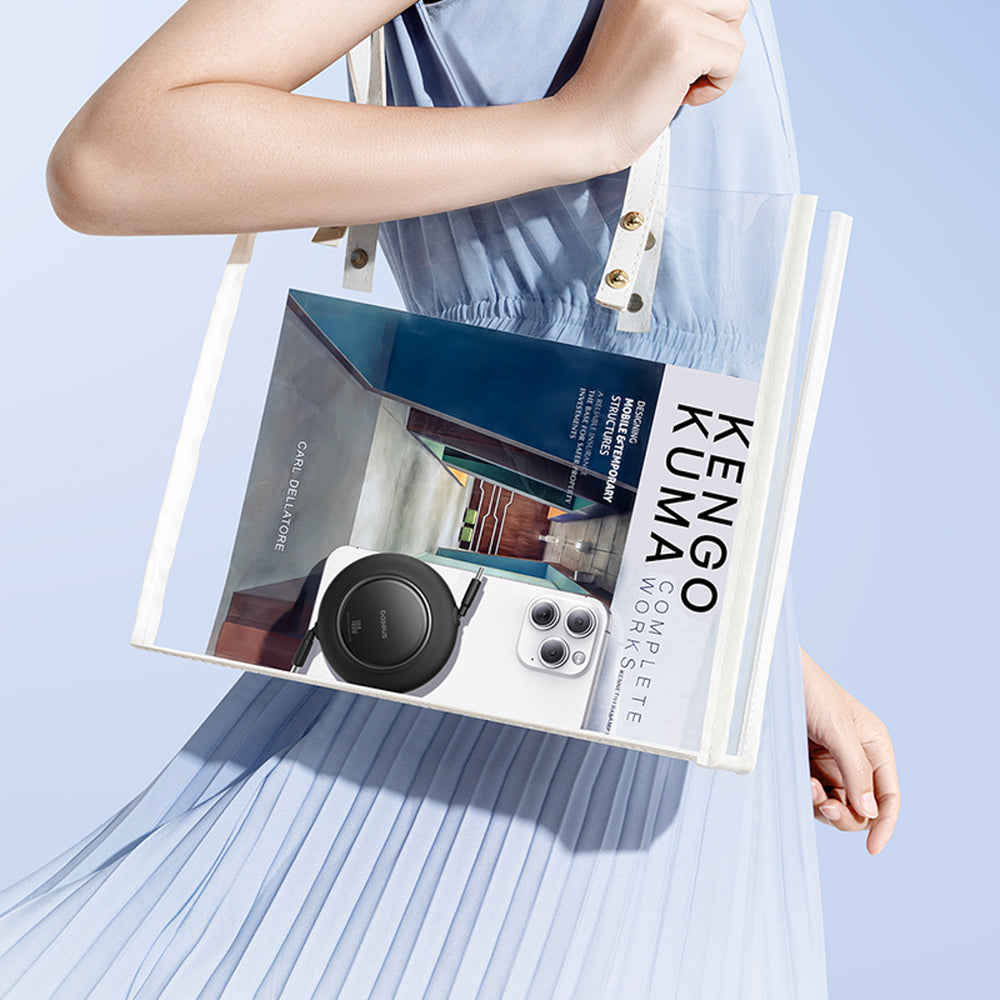 Baseus Free2Pull Mini 100W Retractable USB-C Cable - USB-C 2m - Black_6