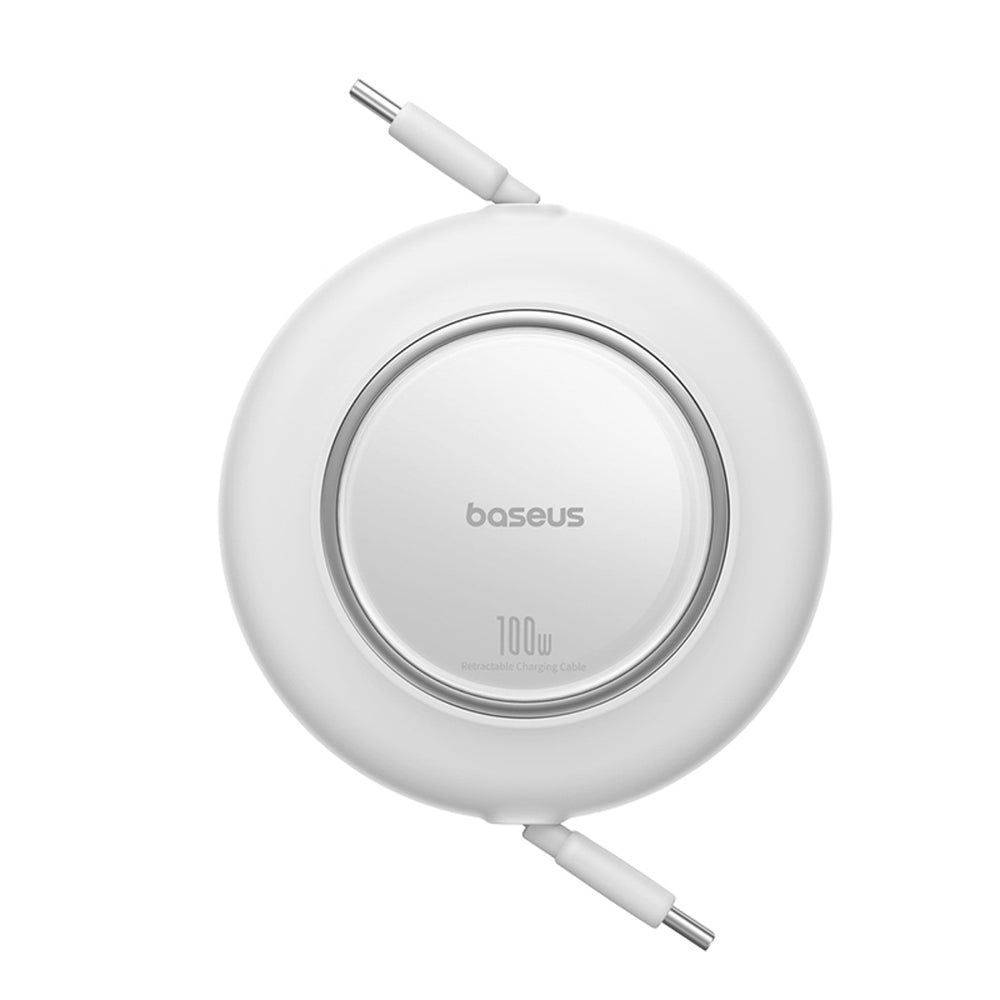 Baseus Free2Pull Mini 100W Retractable USB-C Cable - USB-C 2m - White_0