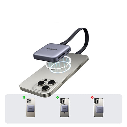 Ugreen Magnetic Memory Card Reader + 100W PD 3in1 Charger - Gray_7