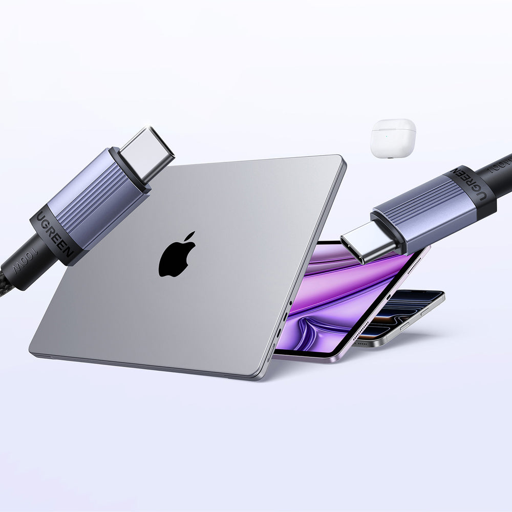 Ugreen USB-C to USB-C PD Cable 100W 5A 2m - Black_4