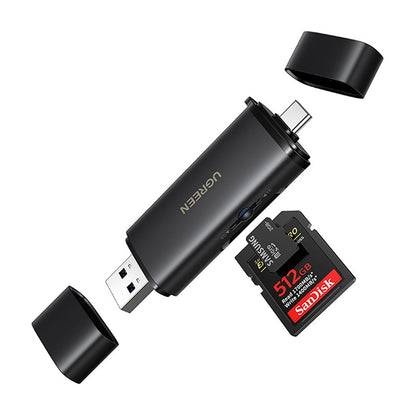 Ugreen 2in1 USB-C / USB-A SD 4.0 UHS-II Card Reader - Black_0