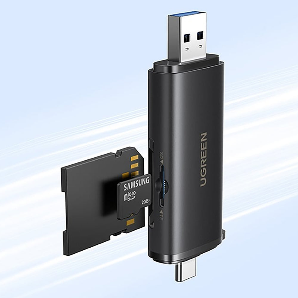 Ugreen 2in1 USB-C / USB-A SD 4.0 UHS-II Card Reader - Black_1