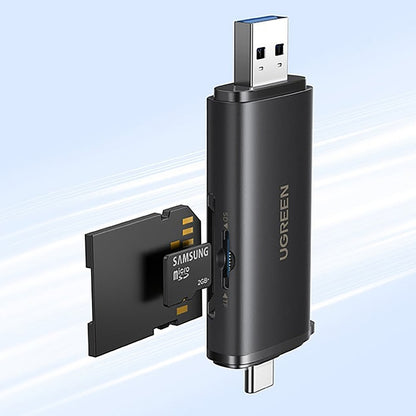 Ugreen 2in1 USB-C / USB-A SD 4.0 UHS-II Card Reader - Black_1