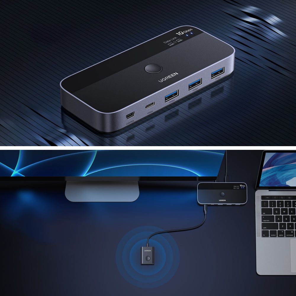 Ugreen switch USB-C USB-A 10Gb/s - gray_6