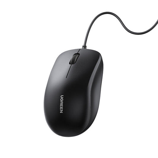 Wired Mouse UGREEN MU007, 1200DPI, 1.5m, Black _0
