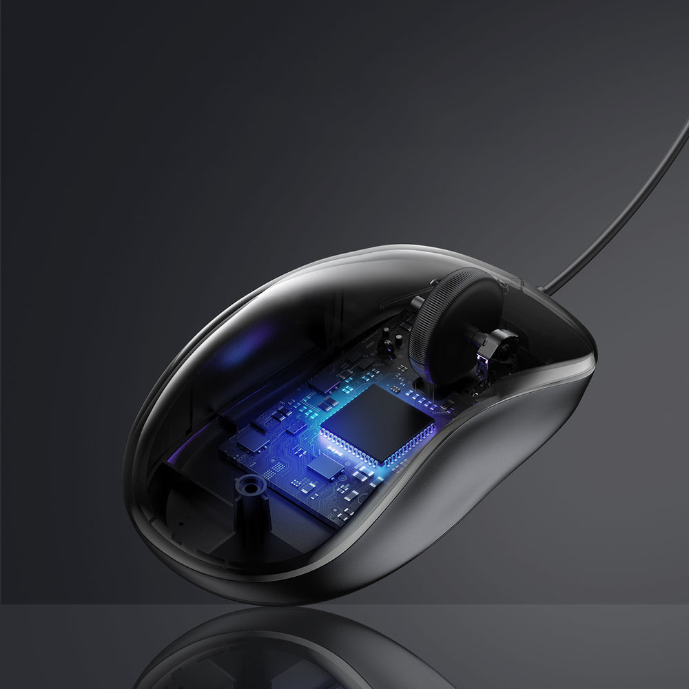 Wired Mouse UGREEN MU007, 1200DPI, 1.5m, Black _5